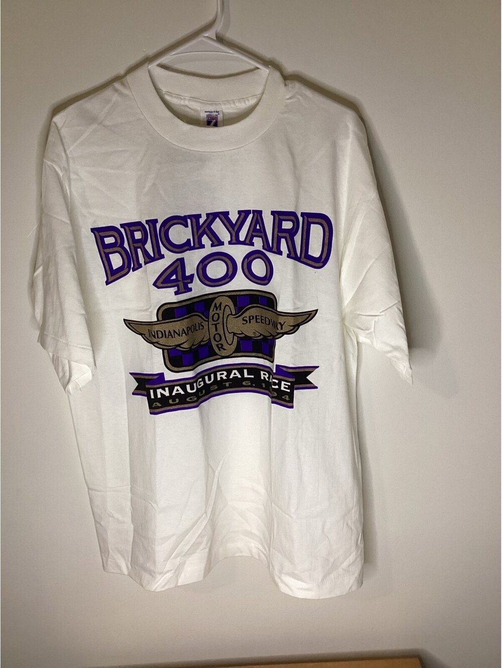 Dead stock NASCAR Brickyard 400 Inaugural race T shirt